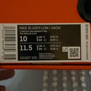 Nike Blazer Low/Sacai